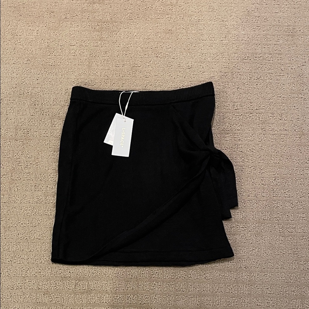 L*Space Black Mini Skirt